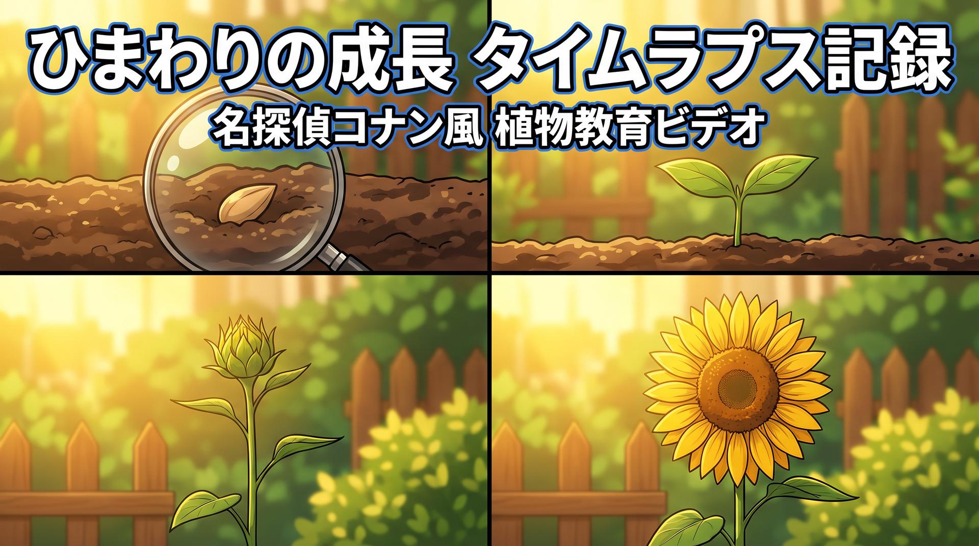 海角社区植物视频-向日葵生长延时